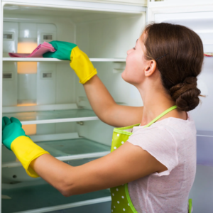 Refrigerator sanitizing
